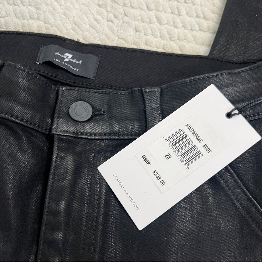 7 For All Mankind Black Women's Jeans - Picture 4 of 8